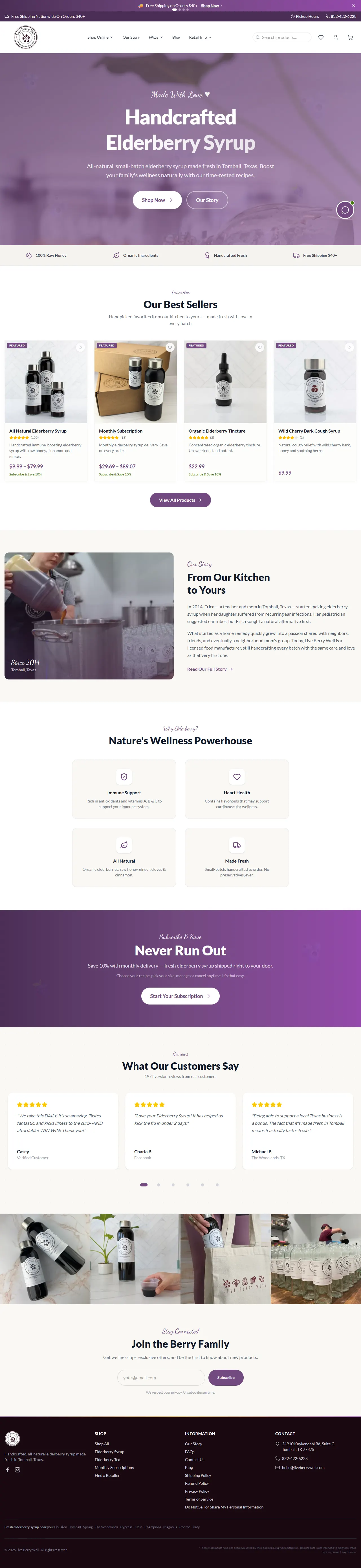 The full liveberrywell.com homepage, top to bottom